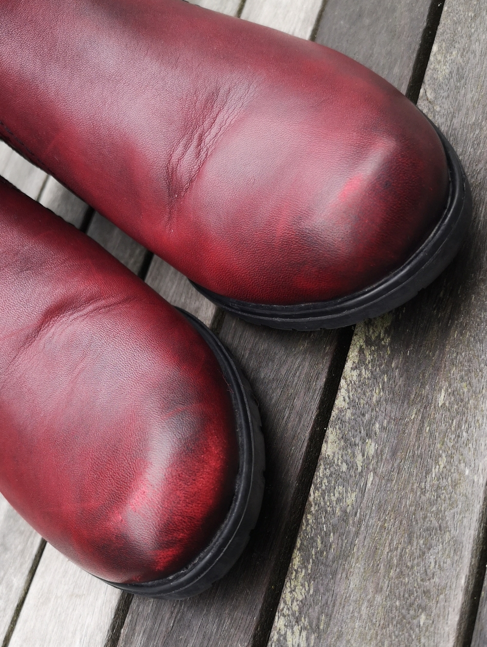 Remonte patterned red leather ankle boots - Picture 6 of 15